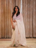 Insiya :  Linen Silk Jamdani Saree