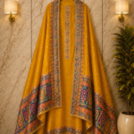 Insiya:Luxury Dola Silk Suit with Designer Position Work