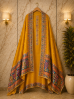 Insiya:Luxury Dola Silk Suit with Designer Position Work