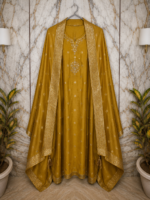Golden Veil Dola Silk Suit Set