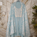 Regal Pearl Embellished Chanderi Suit