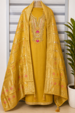 Rich jacquard dupatta Suit