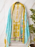 Pearl Grace Cotton Unstitched Suit Set
