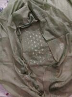 Zoraya Pitta work Mul Cotton  Unstitched suit - Image 3