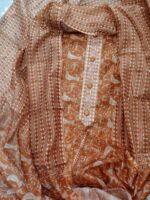 Insiya: Ginger Orange  Maheshwari suit - Image 2