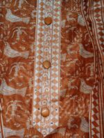Insiya: Ginger Orange  Maheshwari suit - Image 3
