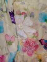 Pearl Grace Digital Print Muslin Unstitched Suit with Lace Work - Image 3