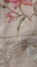 Insiya:Naayra Linen Suit with Artisan Knot Work - Image 5