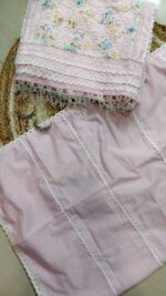 Insiya:Soft Blossom Mul Cotton Lace Work Suit - Image 2