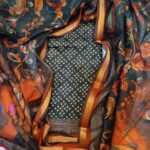 Insiya:Noor Black Maheshwari Suit - Image 3