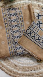 Heritage Handwork Tussar Silk Suit - Image 4