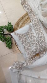 Alina Mul Sea Blue Mul Cotton Suit - Image 4