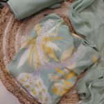 Zarmina Pearl Work Muslin Suit