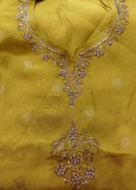 Golden Veil Dola Silk Suit Set - Image 3