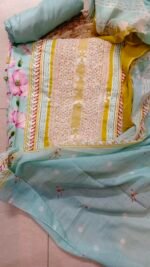 Pearl Grace Cotton Unstitched Suit Set - Image 2