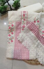 Elegant Hakuba Embroidered Suit Set