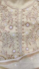 Eshra Pearl Mul Cotton Unstitched Suit Set - Image 6