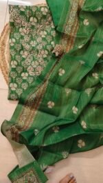 Green Shimmer Linen suit - Image 2