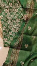 Green Shimmer Linen suit - Image 3