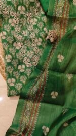 Green Shimmer Linen suit - Image 3