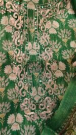 Green Shimmer Linen suit - Image 4