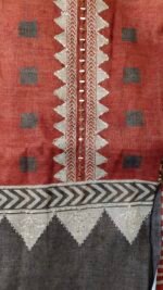 Shimmer linen Maroon Suit - Image 6