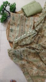 Green Leaves Linen suit