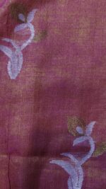 Insiya: Shimmering Cotton Tissue Linen Jamdani Saree - Image 10