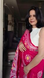 Elegant Batik Saree - Image 3