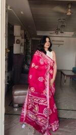 Elegant Batik Saree - Image 2