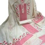 Elegant Hakuba Embroidered Unstitched Suit Set