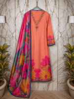 Floral  Shimmer Suit Set