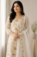 Golden Aary Jaipuri Unstitched Cotton Suit