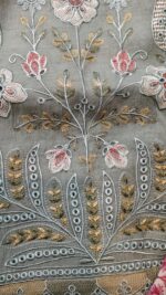 Abira Full Embroidery Green Unstitched Suit - Image 3