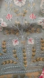 Abira Full Embroidery Green Unstitched Suit - Image 5