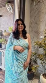 Warli Print Khadi Saree - Image 4