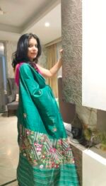 Tussar silk hand work  saree - Image 2