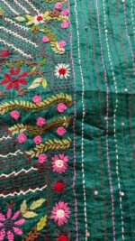 Tussar silk hand work  saree - Image 4